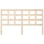Cabecero de cama madera maciza de pino 165,5x4x100 cm de vidaXL, Cabeceros y pies de cama - Ref: Foro24-817900, Precio: 42,30...