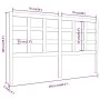 Bettkopfteil aus massivem Kiefernholz, 165,5 x 4 x 100 cm von vidaXL, Kopf- und Fußteile - Ref: Foro24-817900, Preis: 41,75 €...