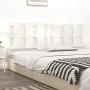 Bettkopfteil aus massivem weißem Kiefernholz, 205,5 x 4 x 100 cm von vidaXL, Kopf- und Fußteile - Ref: Foro24-818011, Preis: ...