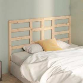 Cabecero de cama madera maciza de pino 126x4x104 cm de vidaXL, Cabeceros y pies de cama - Ref: Foro24-818130, Precio: 29,31 €...