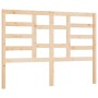 Cabecero de cama madera maciza de pino 126x4x104 cm de vidaXL, Cabeceros y pies de cama - Ref: Foro24-818130, Precio: 29,31 €...