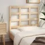 Solid pine wood bed headboard 156x4x100 cm by vidaXL, Headboards and footboards - Ref: Foro24-817875, Price: 36,15 €, Discoun...