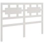Cabecero de cama madera maciza de pino blanco 165,5x4x100 cm de vidaXL, Cabeceros y pies de cama - Ref: Foro24-818051, Precio...