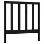 Cabecero de cama madera maciza de pino negro 96x4x100 cm de vidaXL, Cabeceros y pies de cama - Ref: Foro24-817674, Precio: 23...