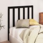 Cabecero de cama madera maciza de pino negro 96x4x100 cm de vidaXL, Cabeceros y pies de cama - Ref: Foro24-817674, Precio: 23...