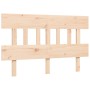 Estructura de cama con cabecero madera maciza 120x200 cm de vidaXL, Camas y somieres - Ref: Foro24-3195151, Precio: 111,48 €,...