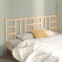 Cabecero de cama madera maciza de pino 206x4x100 cm de vidaXL, Cabeceros y pies de cama - Ref: Foro24-817860, Precio: 40,96 €...