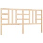 Cabecero de cama madera maciza de pino 206x4x100 cm de vidaXL, Cabeceros y pies de cama - Ref: Foro24-817860, Precio: 40,96 €...