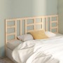 Cabecero de cama madera maciza de pino 206x4x100 cm de vidaXL, Cabeceros y pies de cama - Ref: Foro24-817860, Precio: 40,96 €...