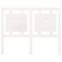 Cabecero de cama madera maciza de pino blanco 125,5x4x100 cm de vidaXL, Cabeceros y pies de cama - Ref: Foro24-817931, Precio...