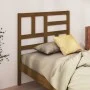 Bettkopfteil aus massivem Kiefernholz in Honigbraun, 81 x 4 x 104 cm von vidaXL, Kopf- und Fußteile - Ref: Foro24-818168, Pre...