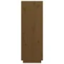 Aparador alto madera maciza de pino marrón miel 89x40x116,5 cm de vidaXL, Aparadores - Ref: Foro24-818218, Precio: 185,25 €, ...