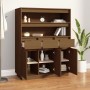 Aparador alto madera maciza de pino marrón miel 89x40x116,5 cm de vidaXL, Aparadores - Ref: Foro24-818218, Precio: 187,25 €, ...