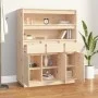 Aparador alto de madera maciza de pino 89x40x116,5 cm de vidaXL, Aparadores - Ref: Foro24-818215, Precio: 176,44 €, Descuento: %