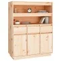 Aparador alto de madera maciza de pino 89x40x116,5 cm de vidaXL, Aparadores - Ref: Foro24-818215, Precio: 176,44 €, Descuento: %