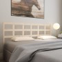 Cabecero de cama madera maciza de pino 205,5x4x100 cm de vidaXL, Cabeceros y pies de cama - Ref: Foro24-817910, Precio: 33,84...