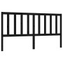 Cabecero de cama madera maciza de pino negro 186x4x100 cm de vidaXL, Cabeceros y pies de cama - Ref: Foro24-817759, Precio: 5...