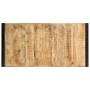 Mesa alta de cocina de madera maciza de mango 140x70x110 cm en Mesas de comedor | Comprar online en Foru.es