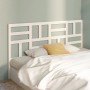 Cabecero de cama madera maciza de pino blanco 206x4x104 cm de vidaXL, Cabeceros y pies de cama - Ref: Foro24-818211, Precio: ...