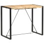 Mesa alta de cocina de madera maciza de mango 140x70x110 cm en Mesas de comedor | Comprar online en Foru.es