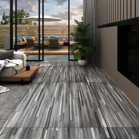 Lamas para suelo de PVC autoadhesivas gris rayado 2,51 m² 2 mm de vidaXL, Suelos y moquetas - Ref: Foro24-342881, Precio: 43,...