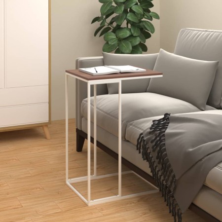 Mesa auxiliar de madera contrachapada blanco 40x30x59 cm de vidaXL, Mesas de centro - Ref: Foro24-343094, Precio: 31,46 €, De...