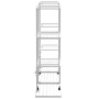 Soporte para flores con ruedas hierro blanco 94,5x24,5x91,5 cm de vidaXL, Soportes para macetas - Ref: Foro24-343122, Precio:...