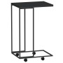 Armario auxiliar con ruedas contrachapado negro 40x30x63,5 cm de vidaXL, Mesas de centro - Ref: Foro24-343097, Precio: 35,31 ...