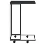 Hilfsschrank mit Rollen aus schwarzem Sperrholz, 40 x 30 x 63,5 cm von vidaXL, Couchtisch - Ref: Foro24-343097, Preis: 34,71 ...