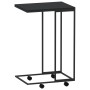 Armario auxiliar con ruedas contrachapado negro 40x30x63,5 cm de vidaXL, Mesas de centro - Ref: Foro24-343097, Precio: 35,31 ...