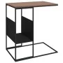 Mesa auxiliar de madera contrachapada negro 55x36x59,5 cm de vidaXL, Mesas de centro - Ref: Foro24-343104, Precio: 35,32 €, D...
