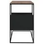 Mesa auxiliar de madera contrachapada negro 55x36x59,5 cm de vidaXL, Mesas de centro - Ref: Foro24-343104, Precio: 35,32 €, D...