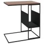 Mesa auxiliar de madera contrachapada negro 55x36x59,5 cm de vidaXL, Mesas de centro - Ref: Foro24-343104, Precio: 35,32 €, D...