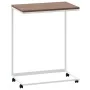 Mesa auxiliar con ruedas de contrachapado blanco 55x35x70 cm de vidaXL, Mesas de centro - Ref: Foro24-343102, Precio: 35,07 €...