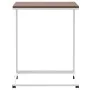 Mesa auxiliar con ruedas de contrachapado blanco 55x35x70 cm de vidaXL, Mesas de centro - Ref: Foro24-343102, Precio: 35,07 €...