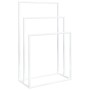 Toallero de pie de hierro blanco 48x24x79 cm de vidaXL, Toalleros - Ref: Foro24-343091, Precio: 51,85 €, Descuento: %