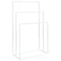 Toallero de pie de hierro blanco 48x24x79 cm de vidaXL, Toalleros - Ref: Foro24-343091, Precio: 50,98 €, Descuento: %