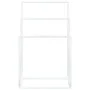 Toallero de pie de hierro blanco 48x24x79 cm de vidaXL, Toalleros - Ref: Foro24-343091, Precio: 50,98 €, Descuento: %