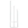 Toallero de pie de hierro blanco 48x24x79 cm de vidaXL, Toalleros - Ref: Foro24-343091, Precio: 50,98 €, Descuento: %