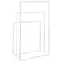 Toallero de pie de hierro blanco 48x24x79 cm de vidaXL, Toalleros - Ref: Foro24-343091, Precio: 50,98 €, Descuento: %