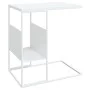 Weißer Beistelltisch aus Sperrholz, 55 x 36 x 59,5 cm von vidaXL, Couchtisch - Ref: Foro24-343107, Preis: 35,20 €, Rabatt: %
