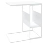 Mesa auxiliar de madera contrachapada blanco 55x36x59,5 cm de vidaXL, Mesas de centro - Ref: Foro24-343107, Precio: 33,47 €, ...