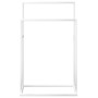 Toallero de pie de hierro blanco 48x24x78,5 cm de vidaXL, Toalleros - Ref: Foro24-343088, Precio: 43,66 €, Descuento: %