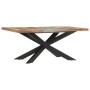 Mesa de comedor de madera maciza reciclada 180x90x76 cm en Mesas de comedor | Comprar online en Foru.es