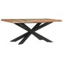 Mesa de comedor de madera maciza reciclada 180x90x76 cm en Mesas de comedor | Comprar online en Foru.es