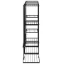 Soporte para flores de hierro negro 94,5x25x89 cm de vidaXL, Soportes para macetas - Ref: Foro24-343119, Precio: 57,26 €, Des...