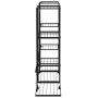 Soporte para flores con ruedas hierro negro 94,5x24,5x91,5 cm de vidaXL, Soportes para macetas - Ref: Foro24-343121, Precio: ...