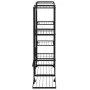 Soporte para flores con ruedas hierro negro 94,5x24,5x91,5 cm de vidaXL, Soportes para macetas - Ref: Foro24-343121, Precio: ...