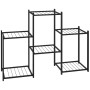 Soporte para flores de hierro negro 83x25x60 cm de vidaXL, Soportes para macetas - Ref: Foro24-343125, Precio: 46,56 €, Descu...