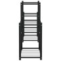 Soporte para flores de hierro negro 83x25x60 cm de vidaXL, Soportes para macetas - Ref: Foro24-343125, Precio: 46,56 €, Descu...